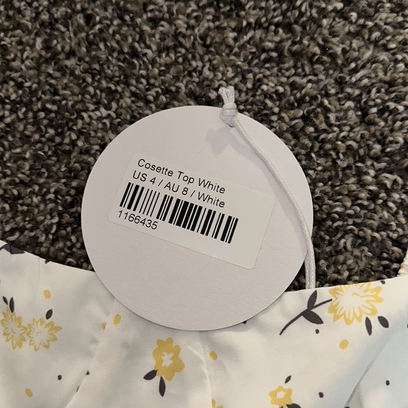 NWT Princess Polly Cosette Top White - Picture 3 of 4